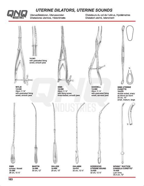 Gynecology Obstetrics Instruments Qnq Industries