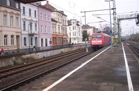 Hier Bei Der Einfahrt In Dem Hauptbahnhof Von Bonn