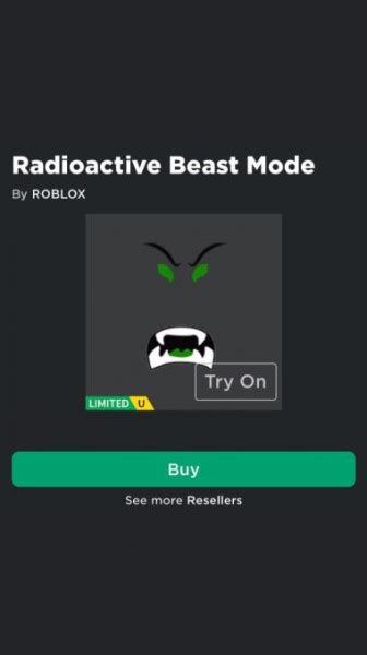 Beli Item Radioactive Beast Mode Rbm Limited Roblox Terlengkap