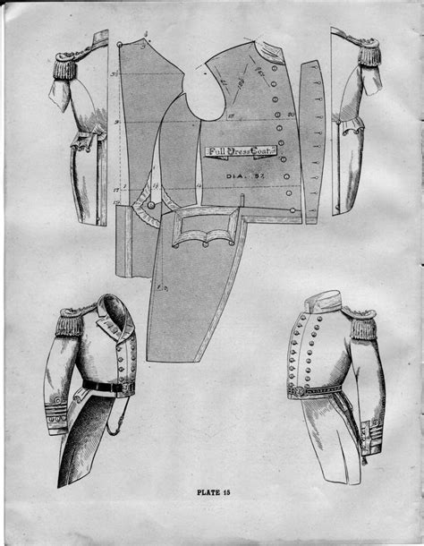 Original Pre 1929 Historical Pattern Collection Full Dress Coats