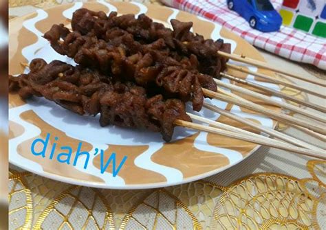 Resep Sate Usus Oleh Diah Widanehru Cookpad