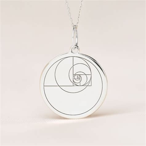 Fibonacci Necklace Etsy