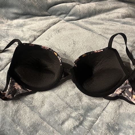 Floral Bikini Top Never Worn 34c Bra Size Depop
