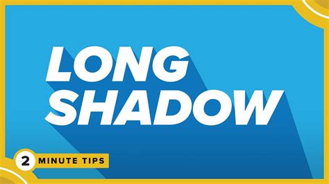 Create Easy Long Shadows Adobe Illustrator Tutorial Youtube