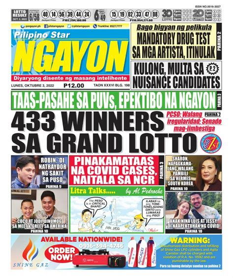 Pilipino Star Ngayon October Digital Discountmags