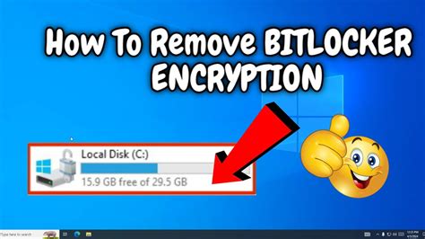 FIXED Remove BITLOCKER ENCRYPTION Windows 10 11 Easy Fix YouTube