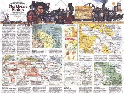 Northern Plains Map Side 2 - Published 1986 : XYZ Maps