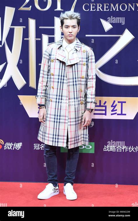 Chinese Singer And Actor Kris Wu Or Wu Yifan Arrives On The Red Carpet