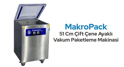 Makropack 41 Cm Çift Çene Set Üstü Vakum Makinesi MakroPack