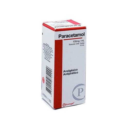 PARACETAMOL 100 MG GOTAS CAJA X 10 ML Boticas Maxfarma