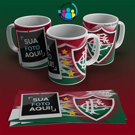 Caneca Personalizada Do Fluminense Com Sua Foto Shopee Brasil