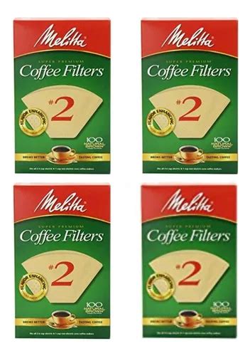 Filtros De Caf Melitta U Paquete De Marr N Natura Cuotas