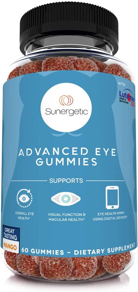 Premium Eye Support Gummieslutein Gummies With Zeaxanthin Supports