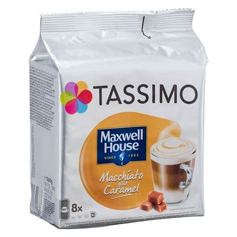 Capsules de café Tassimo Maxwell House Latte Macchiato caramel