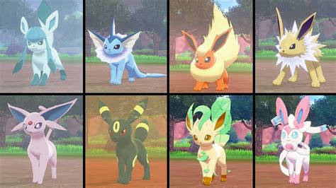 Pokemon Sword And Shield Eevee Evolutions