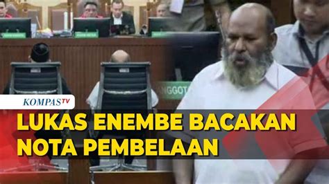 Full Lukas Enembe Bacakan Pleidoi Bantah Terima Gratifikasi Youtube