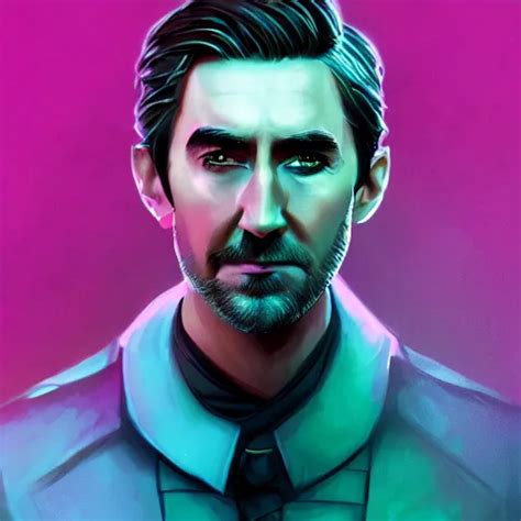 Lee Pace Portrait Arcane Netflix Arcane Vi Arcane Stable Diffusion