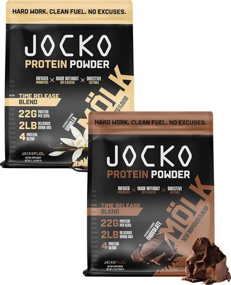 Amazon Jocko Fuel Protein 2 Pack Bundle Jocko Mölk Chocolate