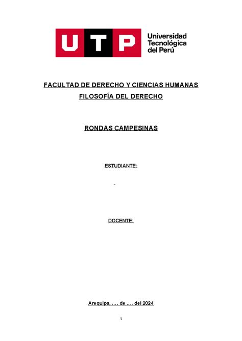 TA Instituciones Ta Ensayo FACULTAD DE DERECHO Y CIENCIAS HUMANAS