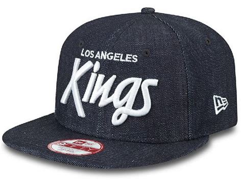 Denim La Kings Original Fit 9fifty Snapback Cap By New Era X Mlb