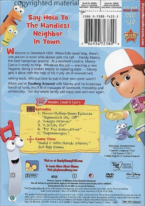 Handy Manny Tooling Around Dvd Dvd Empire