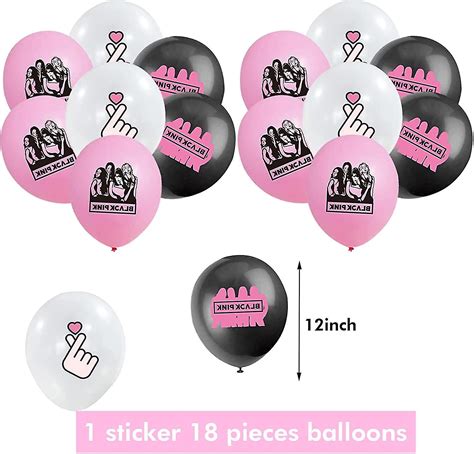 Blackpink Party Supplies For Fans Birthday Party Decorations