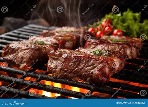 Sizzling Bbq Ribs Royalty Free Stock Image Cartoondealer