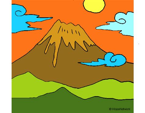 Dibujo De Monte Fuji Pintado Por En Dibujos Net El D A A Las