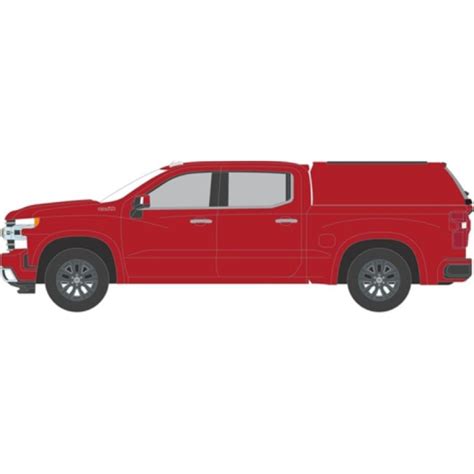 Chevrolet Silverado 2022 Ltd High Country W Camper Shell Cherry Red Tintcoat John Ayrey Die Casts