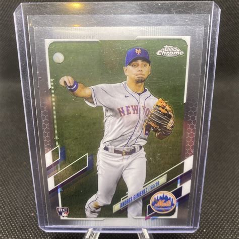 Topps Chrome Andres Gimenez Rc A Ebay