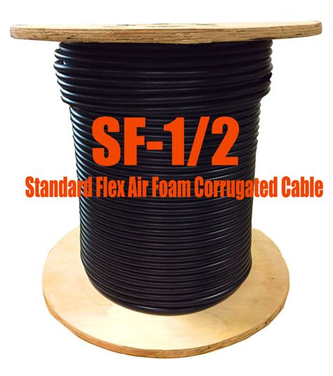 Standard Flex 50 Ohm Coax Cable Bulk 500 Reel Compare To Ldf4 50a 1 2 Sf12 500 Txm