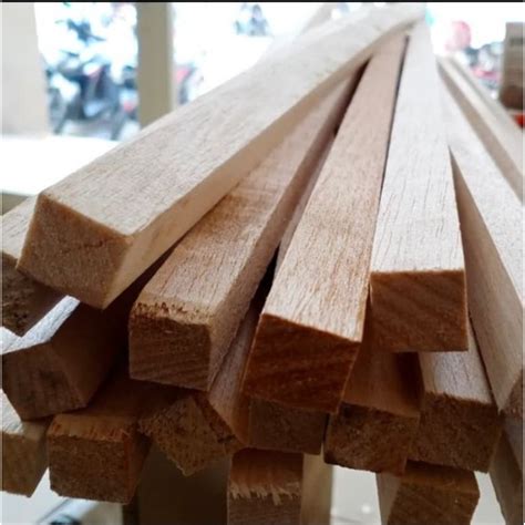 Jual Kayu Balsa Stick Balsa Stik Mm Panjang Mtr Custom Kekerasan