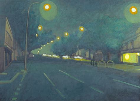 Jonathan Snowball Drummond Street Carlton Evening Mist Mutualart