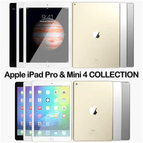 Apple Ipad Pro Y Apple Ipad Mini Collection Modelo D Ds Fbx