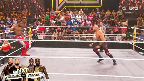 Luke Gallows Karl Anderson Vs Malik Blade Edris Enof Nxt