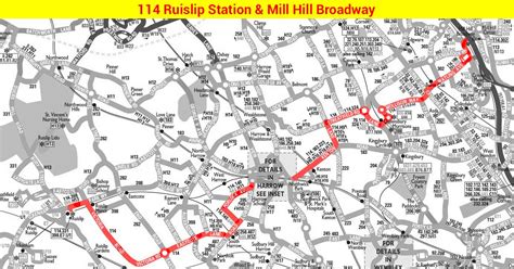 114 Bus Route Map