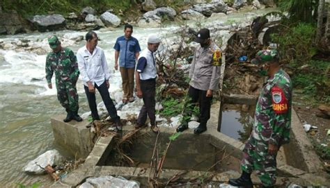 Saluran Irigasi Tersumbat Material Sirtu Muspika Sawang Cek Ke Lokasi