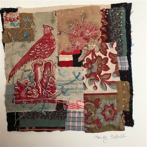 Textile Collage 1 Mandy Pattullo Textile Artists Treasure Hunt