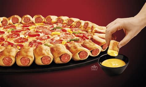 Pizza Hut Luxembourg Releases Pigs-in-a-Blanket Crust Pizza