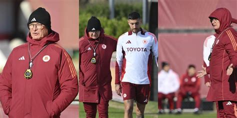 La Roma Torna In Campo A Trigoria Le FOTO Di Ranieri Che Abbraccia