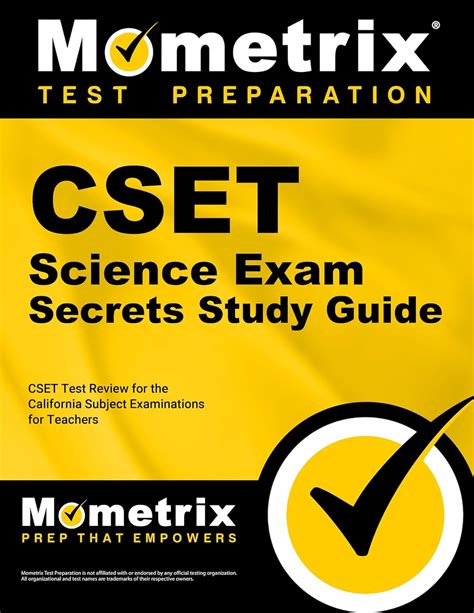 Cset Science Exam Secrets Study Guide Cset Test Review For The