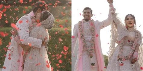 Indian Pacer Navdeep Saini Ties The Knot With Girlfriend Swati Asthana In Private Marriage Ceremony