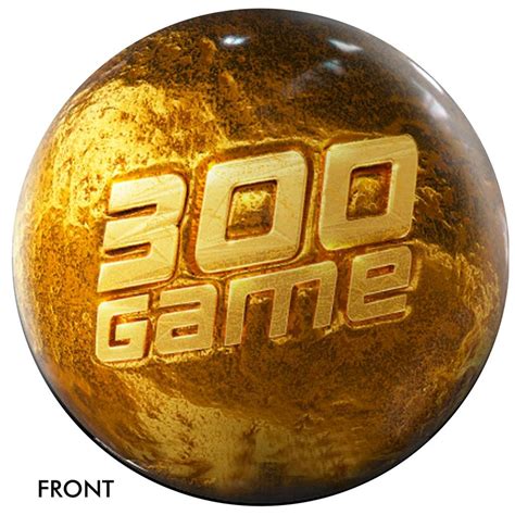 300 Game Award Bowling Ball - Gold