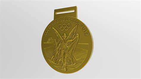 Olympic Gold Medal London 3d Model By 3d Printing Ireland