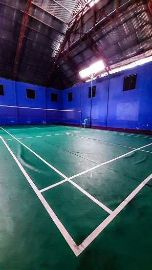 Badminton Court Stock Photo Download Image Now Badminton