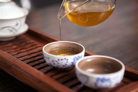 Chinese tea ceremony set. stock photo. Image of pitcher - 116932188