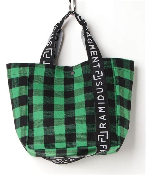 Fragment Designramidus Tote Bag Check Block M