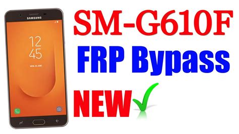 G610F FRP Bypass Samsung Galaxy J7 Prime SM G610F FRP Bypass 8 1 0