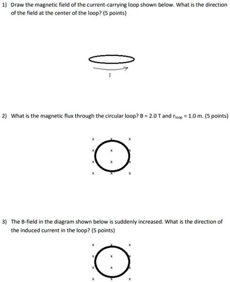 Draw The Magnetic Field Of The Current Carrying Oop S Solvedlib