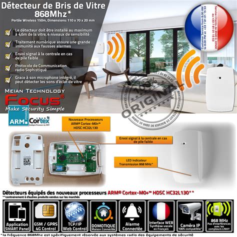 Capteur Protection Sonde Vibrations Md R Sans Fil Surveillance